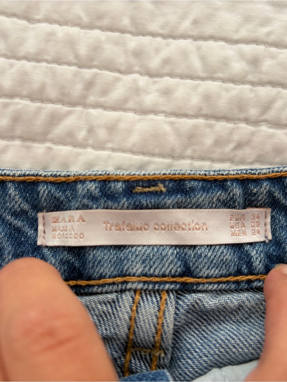 Zara Blue Denim Snoopy-Print Girls' Shorts - Picture 3 of 3